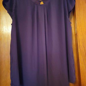 Cap sleeve blouse